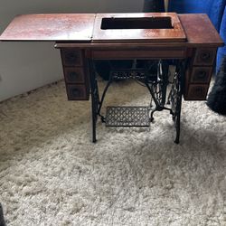 Vintage Singer Sewing Table Early 1900’s