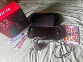 switch 2/ smash bros game/ case/ screen protector