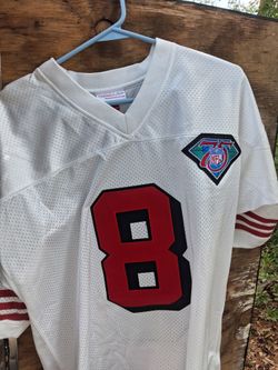 Steve Young  75 Anniversary  1994 White 49ers Jersey