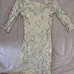 Sequin Rose Gold Dress