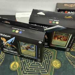 Final Fantasy Magic the Gathering Commander Decks $180 For Both