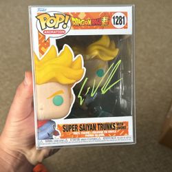 Super Saiyan Trunks With Sword Autographed
