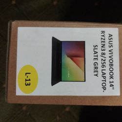 Asus Vivobook 14" Ryzen3 8/256 Laptop Slate Grey