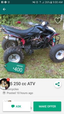 2005 300cc 4wheeler