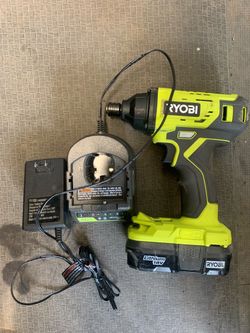 Ryobi 18V ONE+ Impact Driver with Battery and Charger
