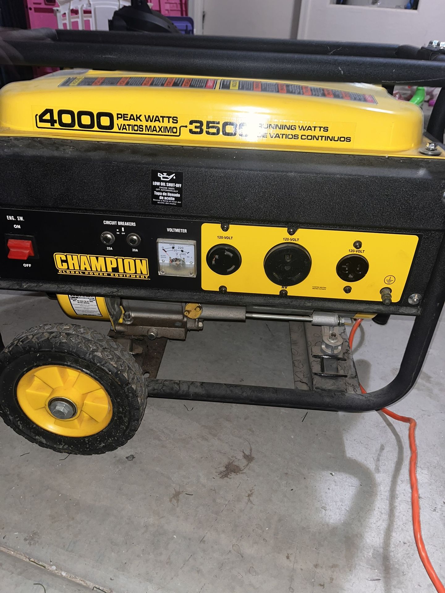 Champion 3500/4000 Watt Portable Generator