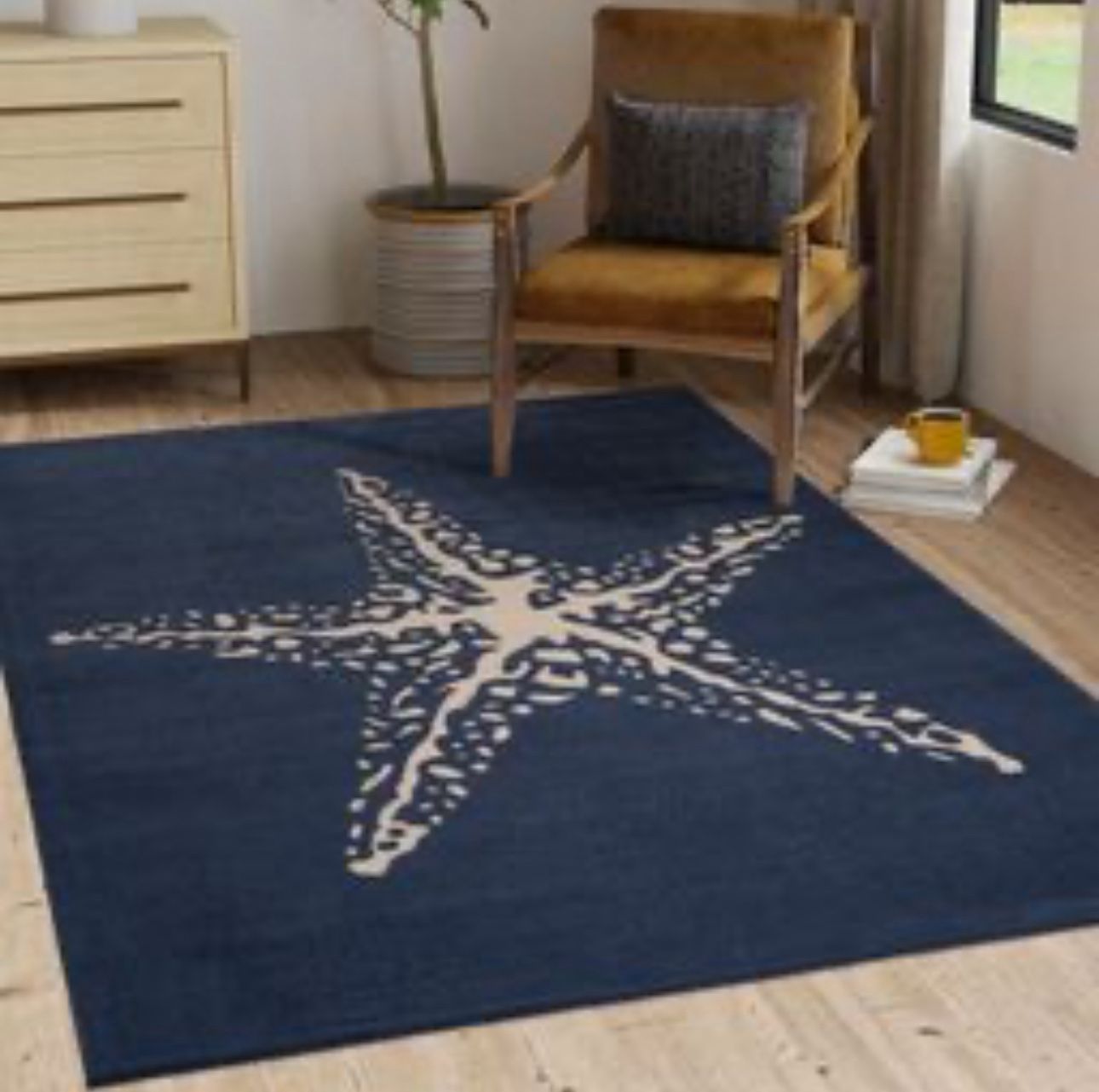 8/10 Outdoor Indoor Blue Beige Starfish Rug Carpet,All Products : American Fashion Style Bags On Sale