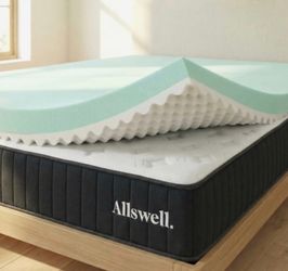 King- Allswell Mattress with Foam Topper