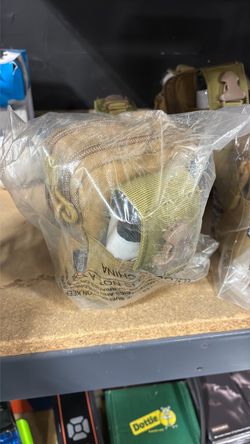 Tactical MOLLE Pouch Tan/OD Green
