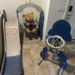 Four-piece set of indoor children's slide