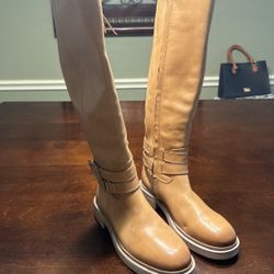 Leather Upper Ladies Boots 