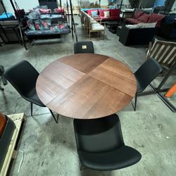 New Brown Round Dining Table