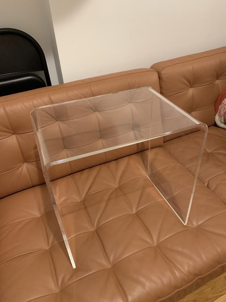 Two Acrylic End Tables