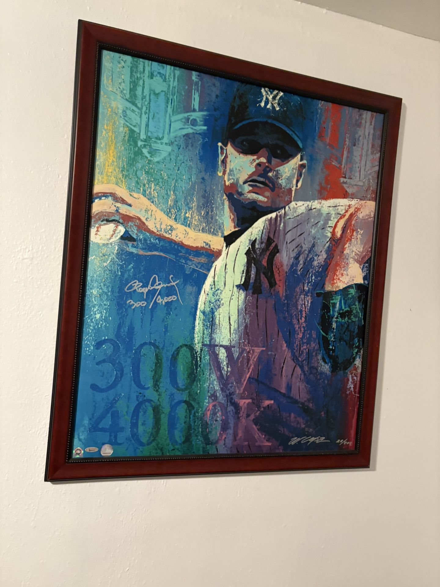 Roger Clemens Artwork 34 X 24