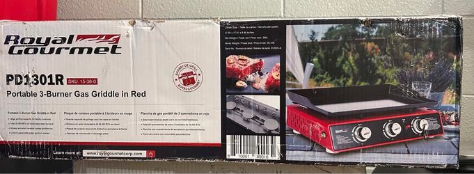 Tabletop gas griddle