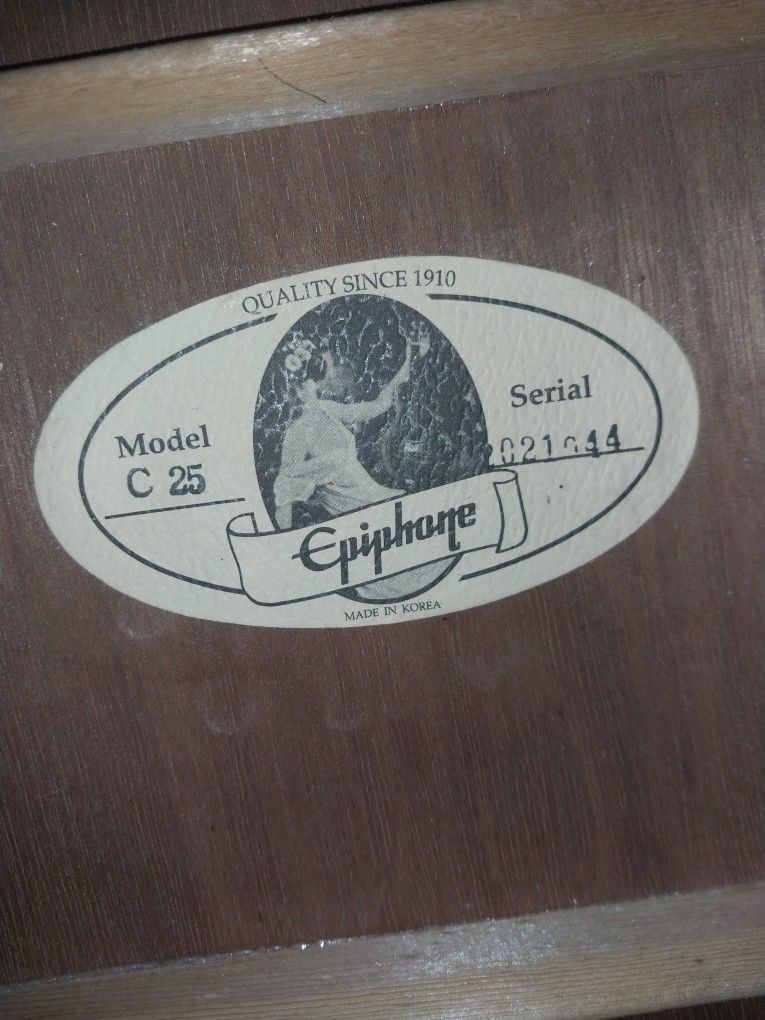 Epiphone Model C25 Guitar