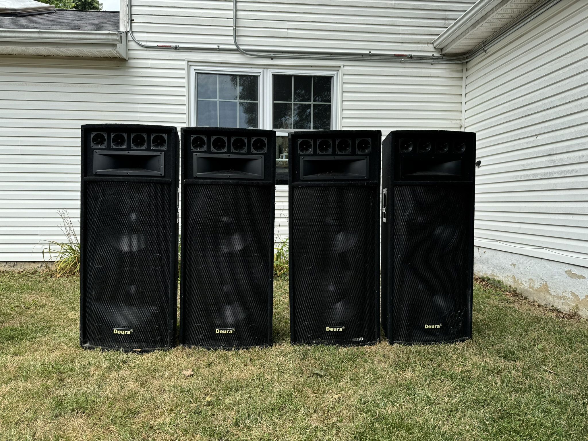 4 Deura Passive Speakers