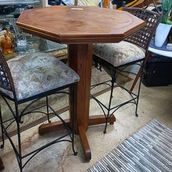 Pub Table With Bar Stools