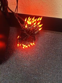 Christmas Lights "Orange"