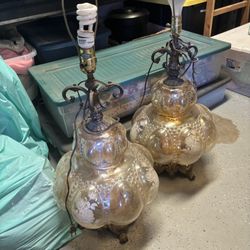 2 Vintage Lamps 