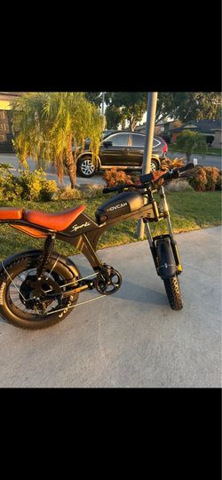Movcan V70 E-Bike - 2500W Peak / 35MPH / 52V 23.4Ah - 20" Fat Tire + Helmet - $1000