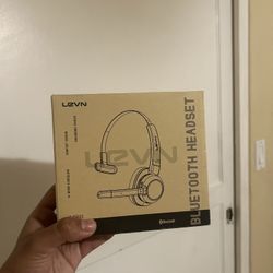 LEVN Bluetooth Headset – Noise Cancelling Mic for Work Calls