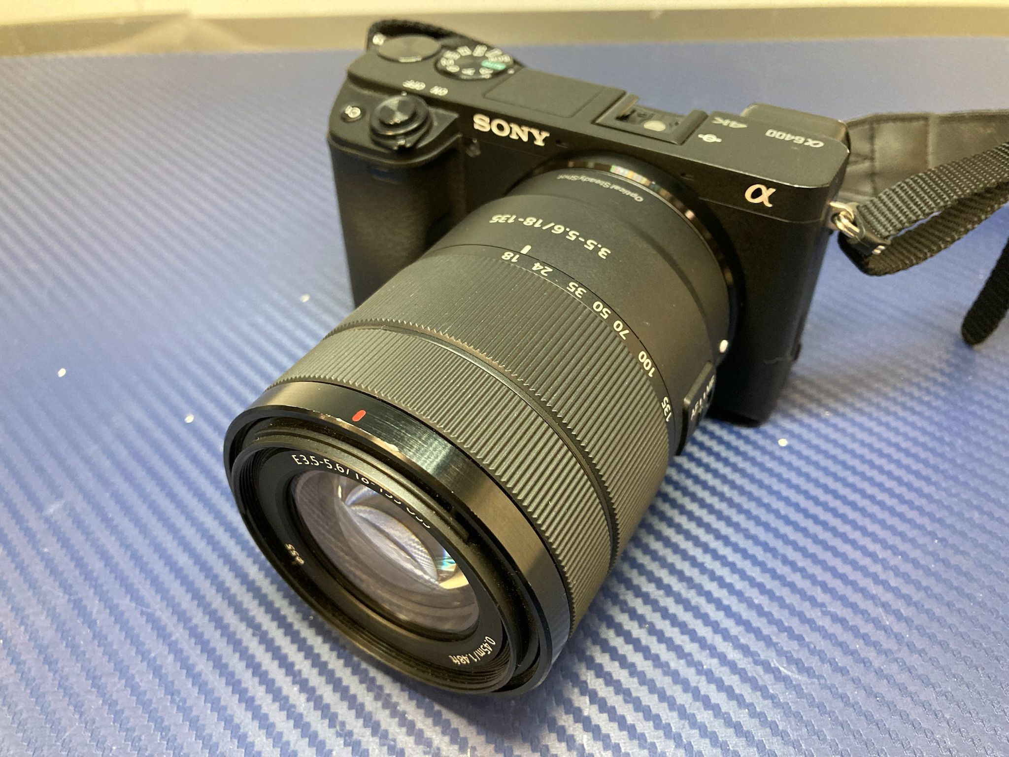 Alpha A6400 Mirrorless 4K Camera with E 18-135mm f/3.5-5.6 OSS Lens - Black