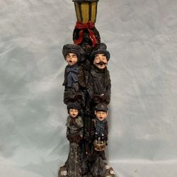 Vintage Christmas Carolers w/Lamppost 