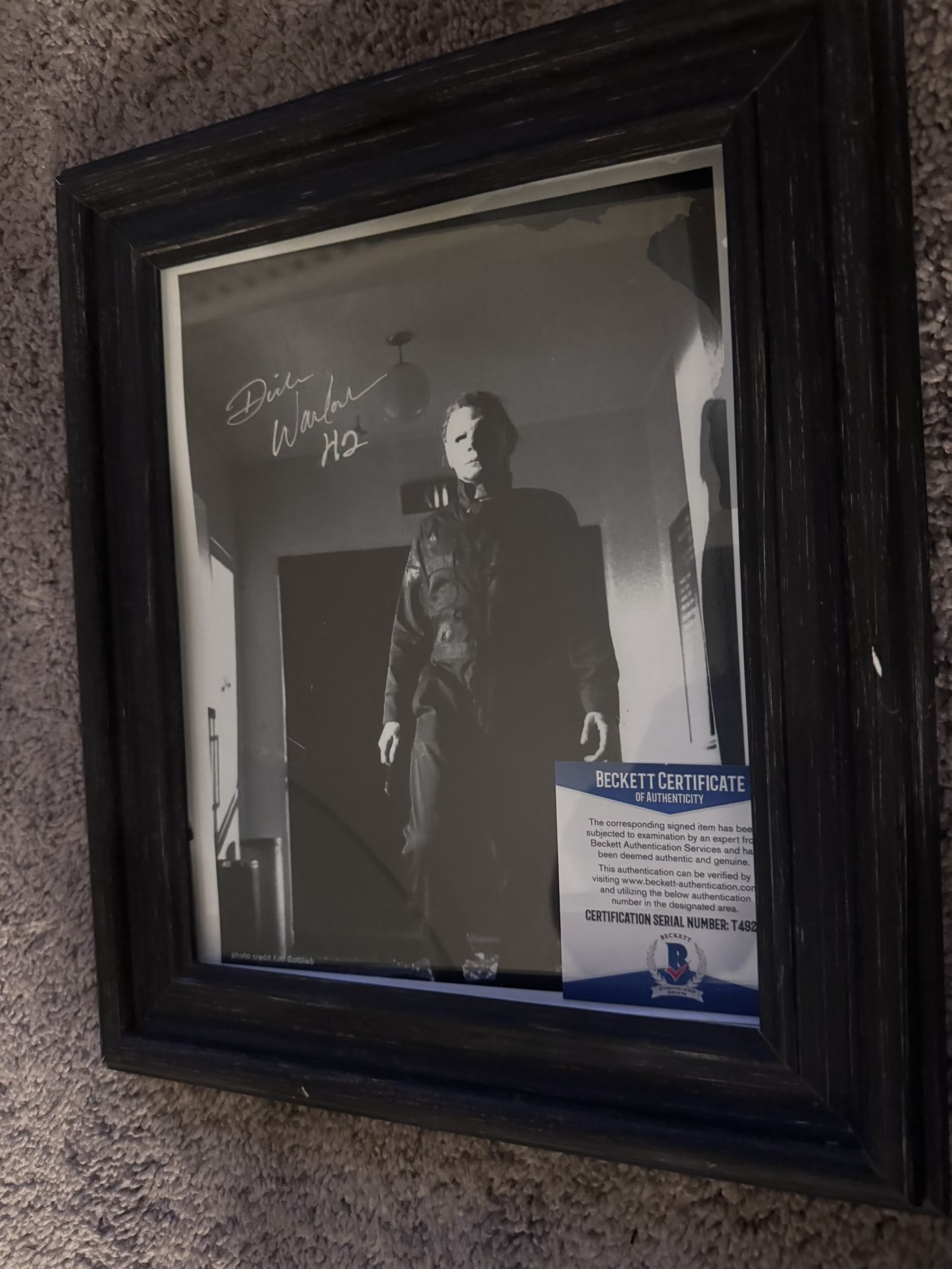 Dick Warlock Signed 8x10 With Coa