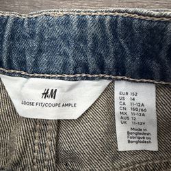 H&M Jeans Loose Fit/ Girls 