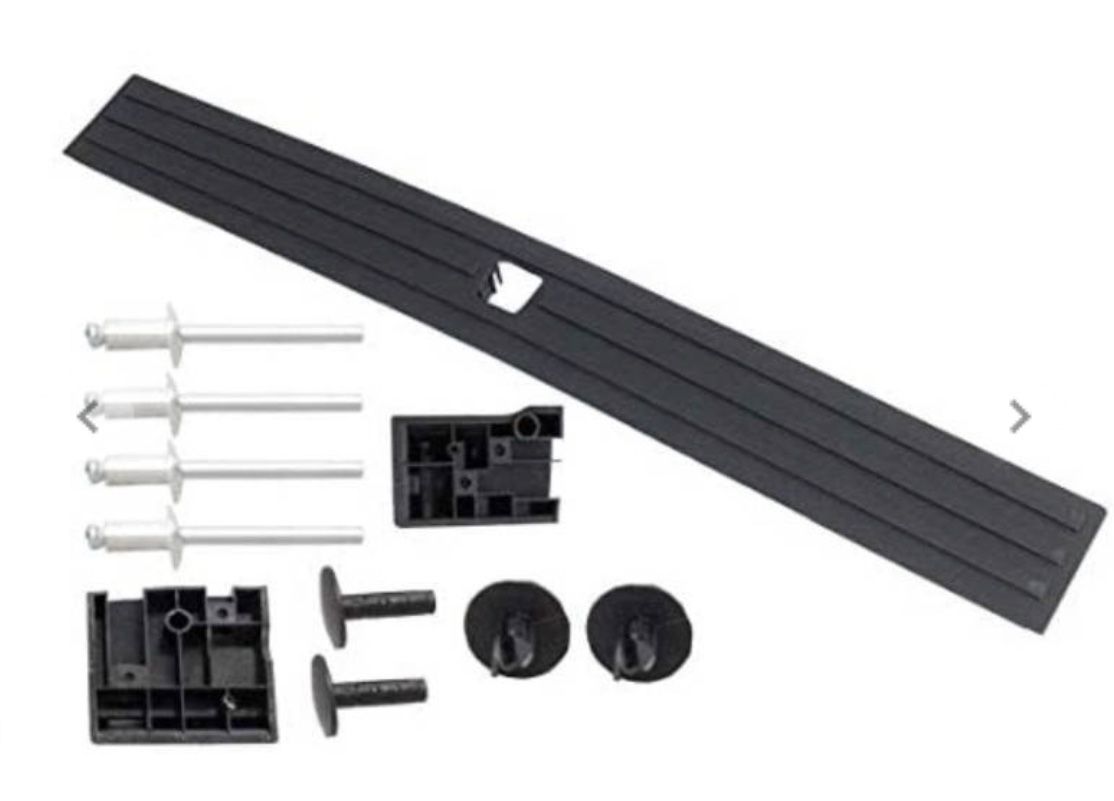 KARPAL Center Flexible Flex Step Tailgate Cap Mad Molding Trim w/Release Button Compatible With Ford F150 F 150 2015 2020