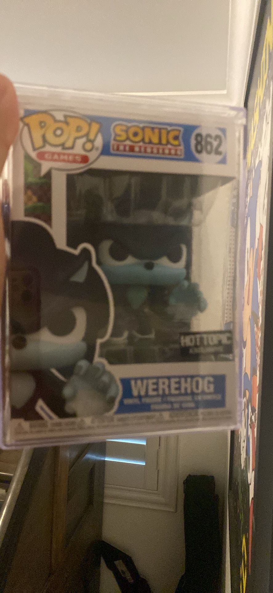 Sonic Werehog Funko Pop Hot Topic Exclusive