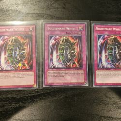 Yugioh Card  Nightmare  Wheel  