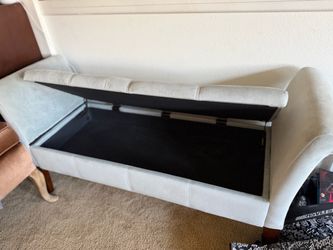 Bench chair with storage