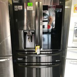 LG Dark Stainless Counter Depth French Door Refrigerator E9