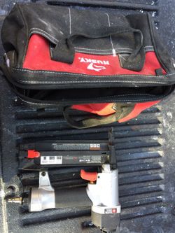 Brad nailer with bag porter cable