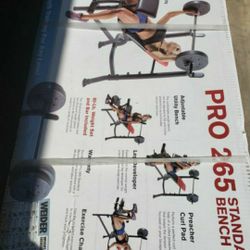80 LB WEIGHT SET WITH BENCH