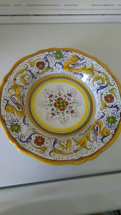 Fima Deruta Italy, 6 Pasta/Salad/ Soup Bowls