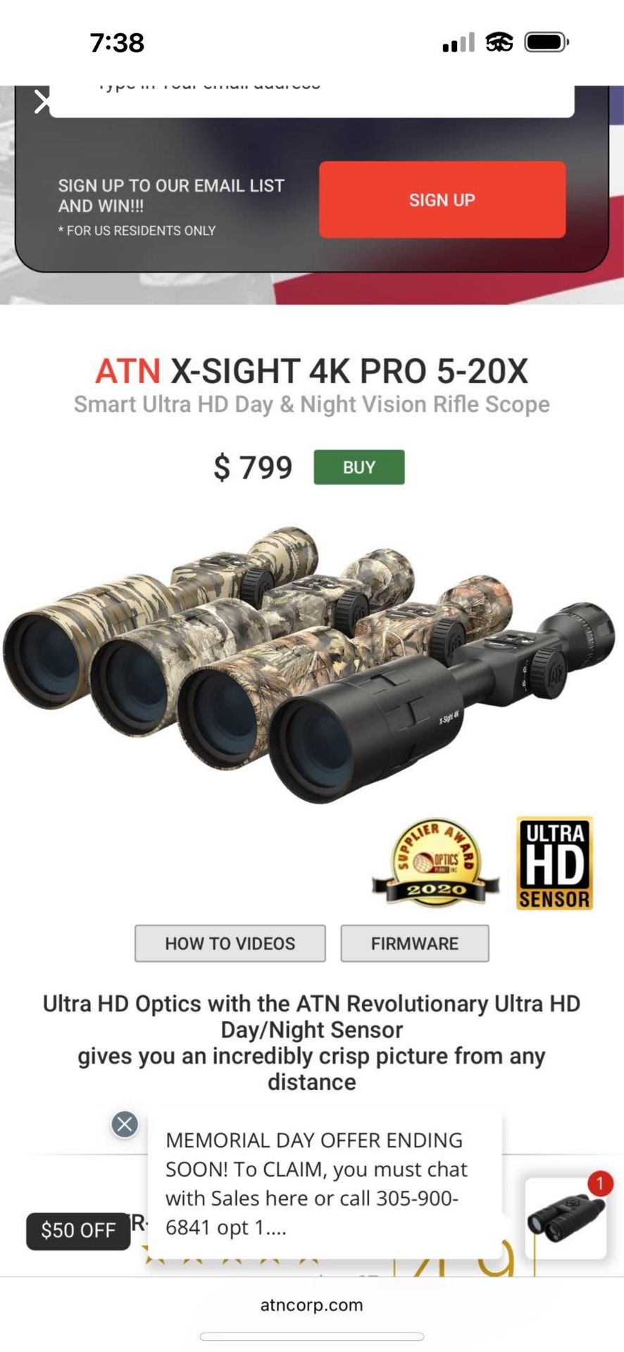 ATN X SIGHT 4K PRO