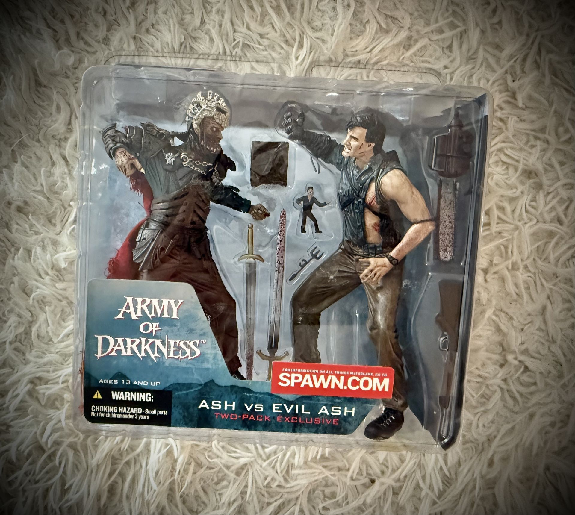 2002 Movie Maniacs Army of Darkness Ash vs. Evil Ash 2-Pack from McFarlane Toys