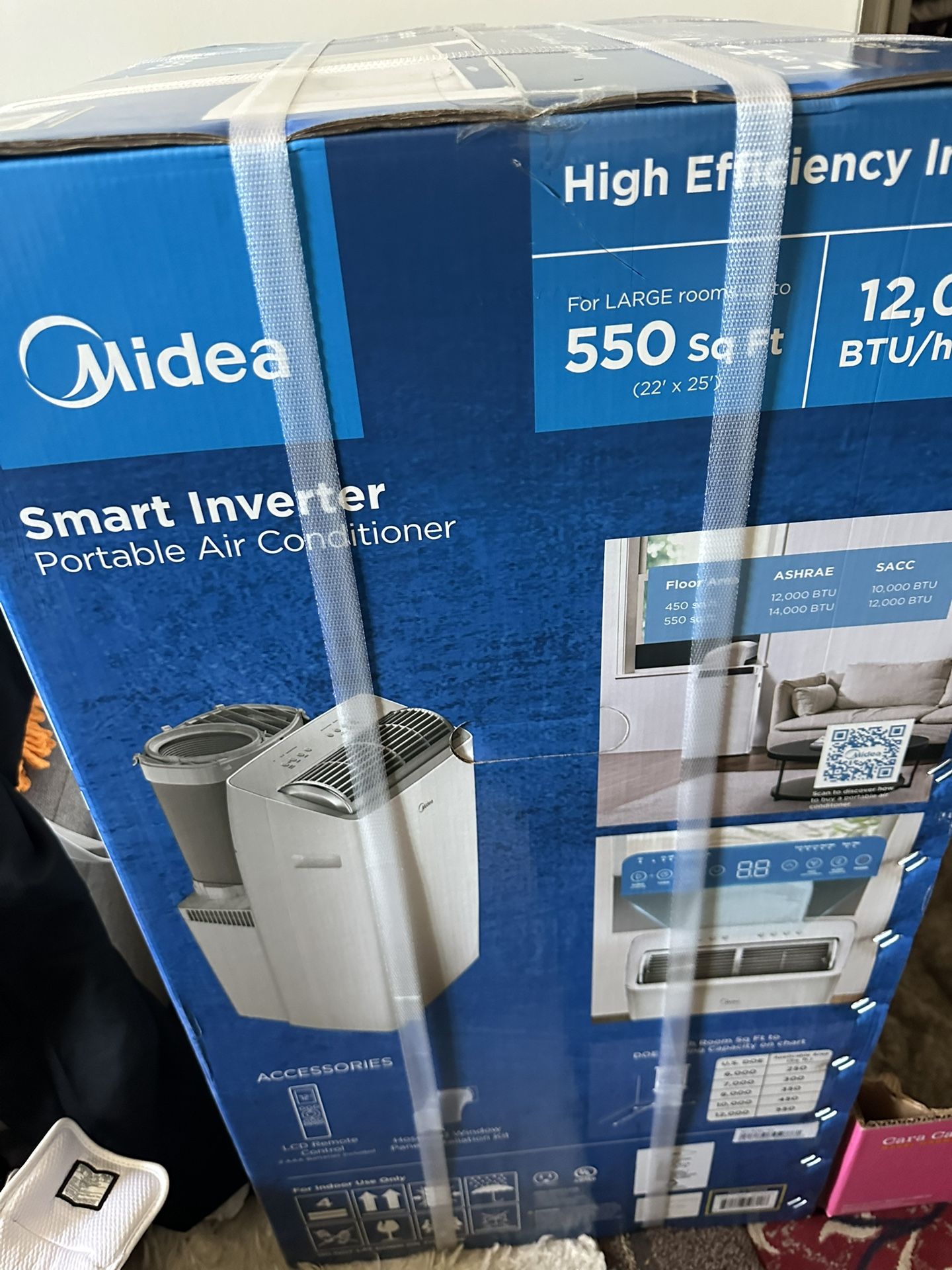 Air Conditioner 12,000 BTU DUO, White, Midea
