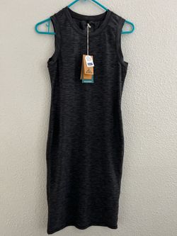 Prana Women's Vertex Dress   Color-charcoal