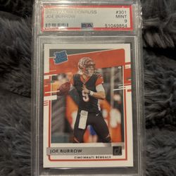 Joe Burrow Rated Rookie PSA 9