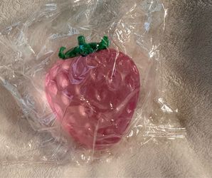 Strawberry 🍓 Pink Squishy (Sugar Texture)
