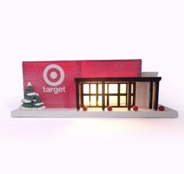 2025 Target Bullseye LED Mini Store Christmas Village NEW DESIGN