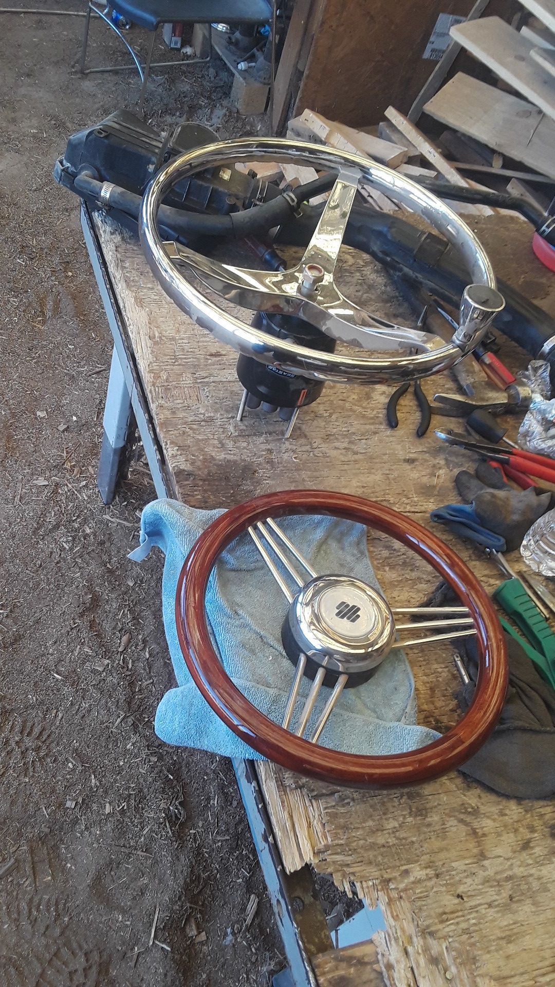 Volante para bote or lancha