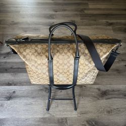 Coach Trekker Duffel Bag in Signature Canvas 