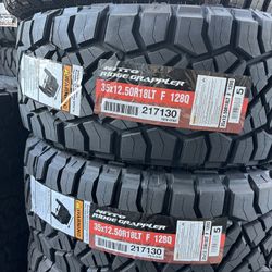 NITTO RIDGE GRAPPLER 35x12.50R18LT TIRES FOR SALE!!!!
