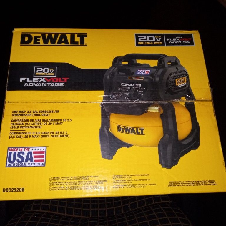 New DeWalt 20VMax Air Compressor 