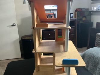 Wooden doll house